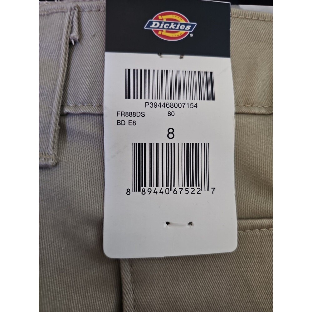 Dickies Women's Size 8 Tan Flex Cargo Short Relaxed Fit Work Hike Walk NWT - Picture 3 of 8